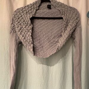 Gray Women's shrug sweater